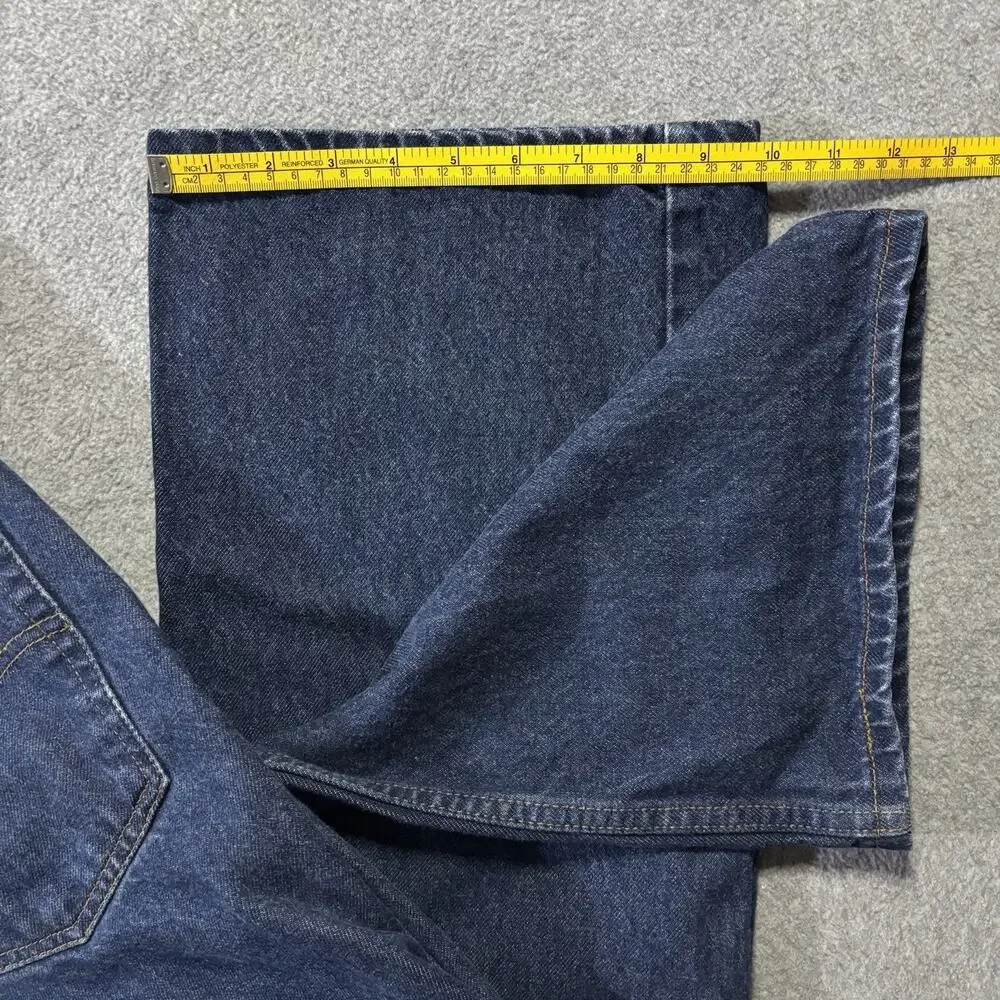 Vtg 1998 Levis 517 Bootcut Jeans Mens 40x30 Dark Wash Blue Denim 517-0216